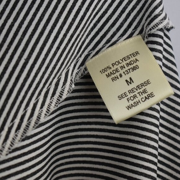 Truth NYC Asymetrical Dress Black & White Striped Size Medium - Picture 4 of 6